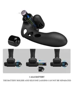 Pretty Love - Vinger Vibrator Orlando - Zwart -Sex Toys winkel Pretty Love Vinger Vibrator Orlando zwart 4