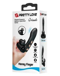 Pretty Love - Vinger Vibrator Orlando - Zwart -Sex Toys winkel Pretty Love Vinger Vibrator Orlando zwart 6