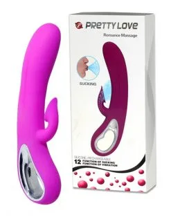 Pretty Love - Zuigende Clitoris Vibrator Romance - Roze