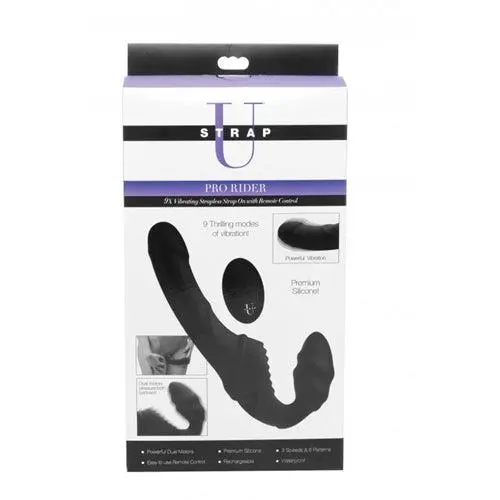 EDC Pro Rider Strapless Strap-on Vibrator - Zwart 5 EDC Pro Rider Strapless Strap-on Vibrator - Zwart - Afbeelding 5