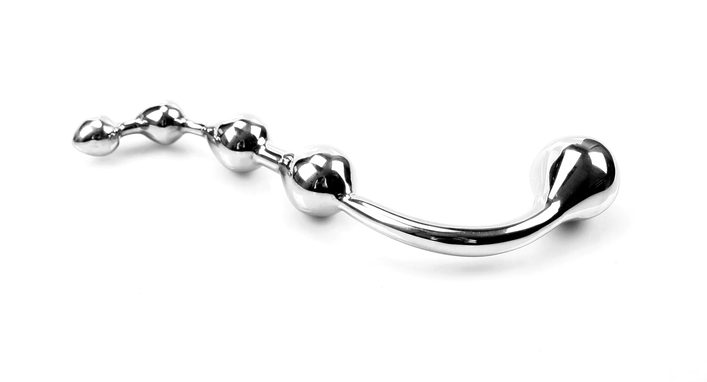 Kiotos Steel RVS Twisted Dildo - M 1 Kiotos Steel RVS Twisted Dildo - M