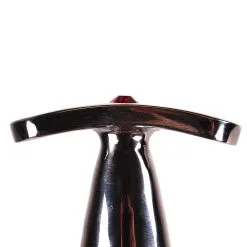 Kiotos RVS Vinger Buttplug Met Rood Sierkristal -Sex Toys winkel RVS Vinger Buttplug met rood sierkristal 4