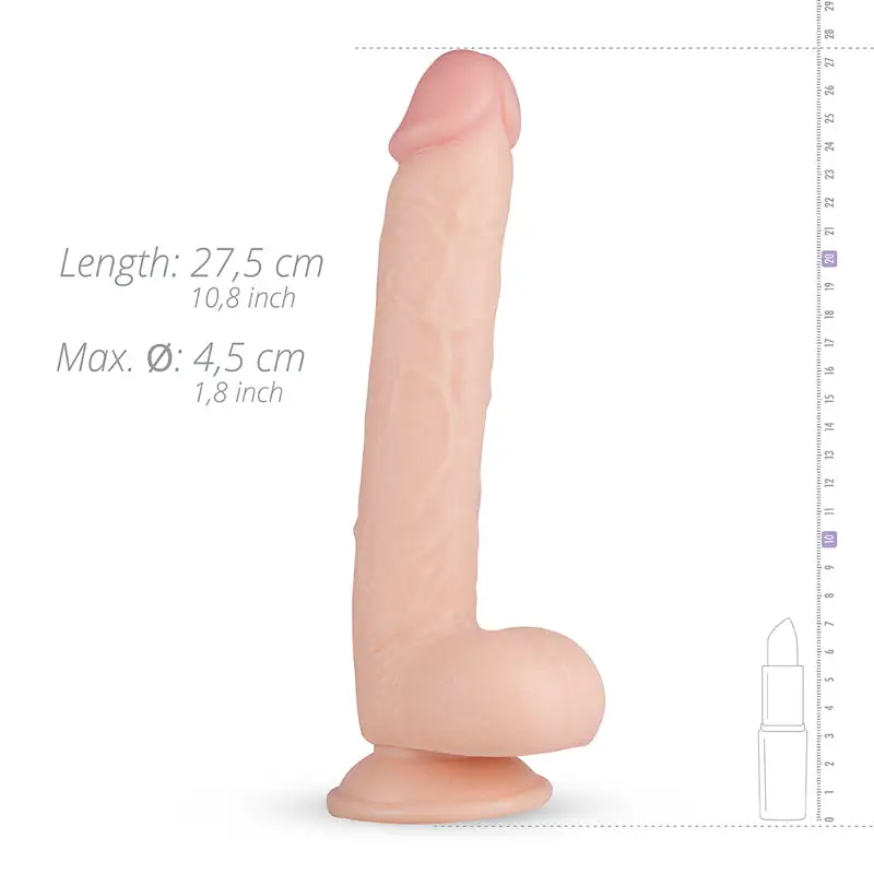 Real Fantasy ELVIN Realistische Dildo Met Balzak - 21 Cm 5 Real Fantasy ELVIN Realistische Dildo Met Balzak - 21 Cm - Afbeelding 5