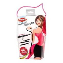 Frisky Riem En Halsband Set - Zwart -Sex Toys winkel Riem en Halsband set zwart 3