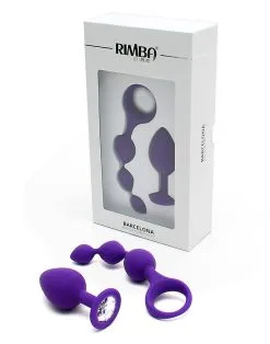 RIMBA TOYS Rimba Barcelona Anaal Set Met Buttplug En Anaal Kralen - Paars