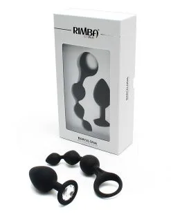 RIMBA TOYS Rimba Barcelona Anaal Set Met Buttplug En Anaal Kralen - Zwart