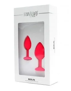 RIMBA TOYS Rimba Berlin Bling Buttplug - Set Met Twee Buttplugs Met Kristal - Roze -Sex Toys winkel Rimba Berlin Bling Buttplug Set met twee buttplugs met kristal roze 5