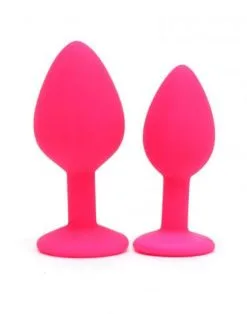 RIMBA TOYS Rimba Berlin Bling Buttplug - Set Met Twee Buttplugs Met Kristal - Roze -Sex Toys winkel Rimba Berlin Bling Buttplug Set met twee buttplugs met kristal roze 6