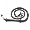 Rimba Bondage Play - Arabische Bullwhip - 150 Cm - Zwart