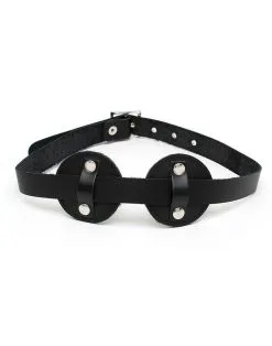 Rimba Bondage Play - Blinddoek - Leren Masker Met Bont Aan Binnenzijde -Sex Toys winkel Rimba Bondage Play Blinddoek Leren Masker Met Bont Aan Binnenzijde 4