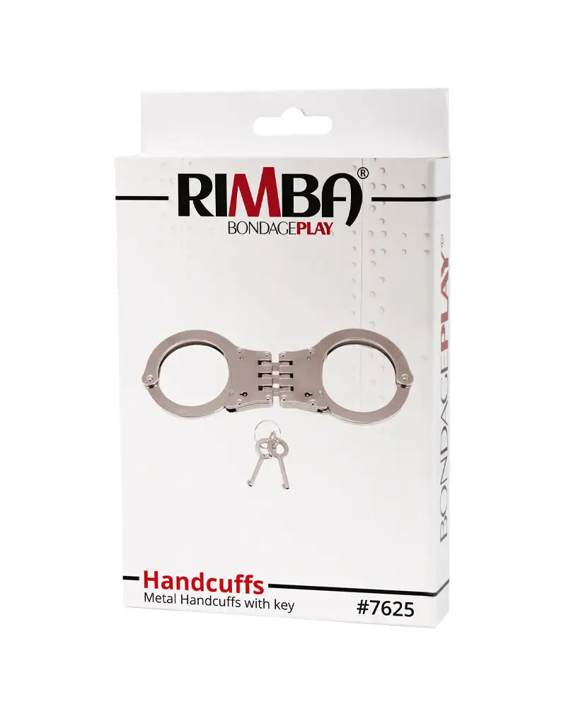 Rimba Bondage Play - Handboeien - Scharnierend - Metaal - Scharnierende Politie Handboeien 3 Rimba Bondage Play - Handboeien - Scharnierend - Metaal - Scharnierende Politie Handboeien - Afbeelding 3