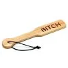 Rimba Bondage Play - Houten Plak - Spanking Paddle Met Tekst Bitch