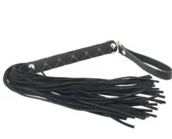 Rimba Bondage Play - Klein SM Zweepje Met Ca. 30 Strengen