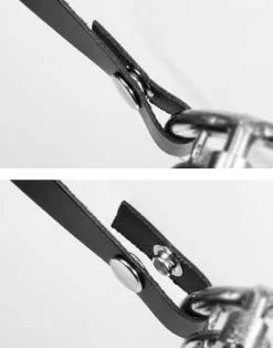 Rimba Bondage Play - Kuisheidsgordel - Leren Kuisheid Slip Met Metalen Kuisheidskooi - One Size -Sex Toys winkel Rimba Bondage Play Kuisheidsgordel Leren Kuisheid Slip Met Metalen Kuisheidskooi One Size 9