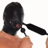 Rimba Bondage Play - Leren Masker Met Afneembare Gag En Oogdelen
