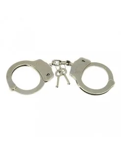 Rimba Bondage Play - Metalen Politie Handboeien - Extra Zwaar - Handboeien Voor Rollenspel