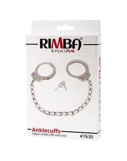 Rimba Bondage Play - Metalen Politie Voetboeien Met Ketting - Heavy Duty Cuffs - Stalen Voetboeien -Sex Toys winkel Rimba Bondage Play Metalen Politie Voetboeien Met Ketting Heavy Duty Cuffs Stalen Voetboeien 3