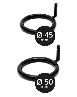 Rimba Bondage Play - Peniskooi - Metalen Kuisheidskooi Met Twee Maten Ringen En Hangslot - Zwart 7 Rimba Bondage Play - Peniskooi - Metalen Kuisheidskooi Met Twee Maten Ringen En Hangslot - Zwart -Sex Toys winkel Rimba Bondage Play Peniskooi Metalen Kuisheidskooi Met Twee Maten Ringen en Hangslot Zwart 4