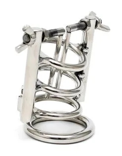 Rimba Bondage Play - Urinebuis Stretcher Met Cockring En Hangslot - RVS -Sex Toys winkel Rimba Bondage Play Urinebuis Stretcher Met Cockring En Hangslot RVS 3