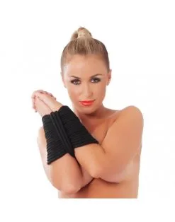 Rimba Bondage Play - Zacht Japans Bondagetouw - Zwart -Sex Toys winkel Rimba Bondage Play Zacht Japans Bondagetouw Zwart 3