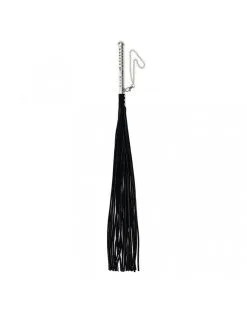 Rimba Bondage Play - Zweep Met Aluminium Handvat En Suède Strengen