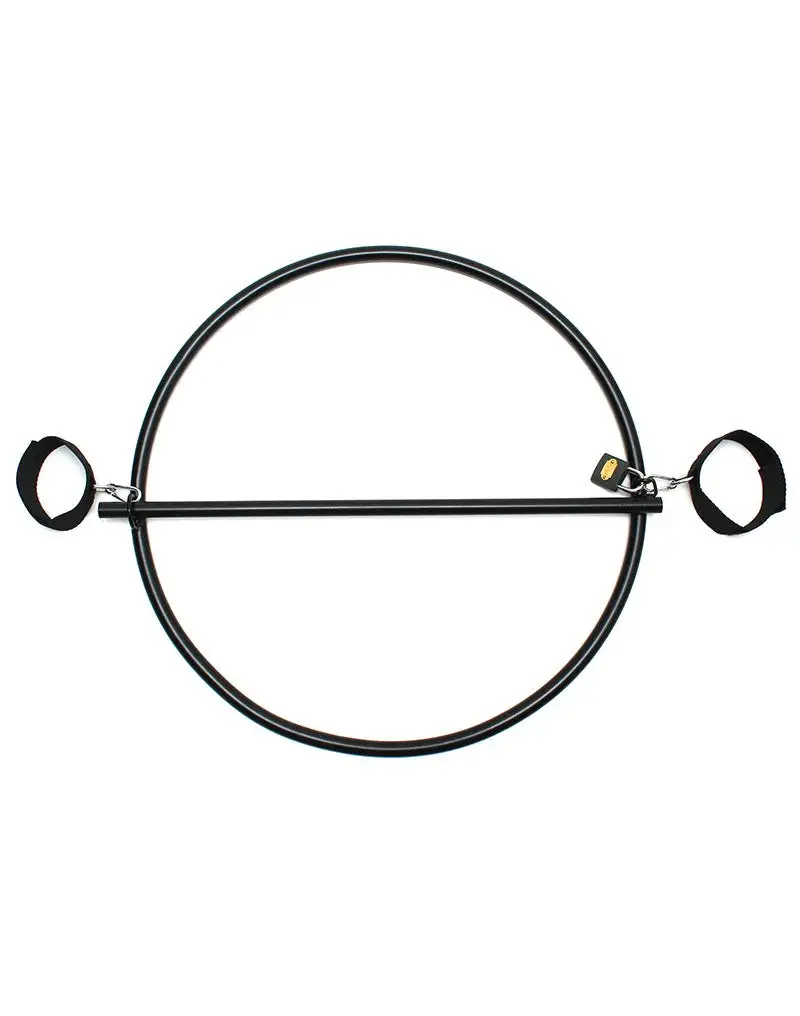 Rimba Bondage Play Rimba Bondage Ring - Restraint Ring Met Klittenband Boeien En Hangslot 6 Rimba Bondage Play Rimba Bondage Ring - Restraint Ring Met Klittenband Boeien En Hangslot - Afbeelding 6