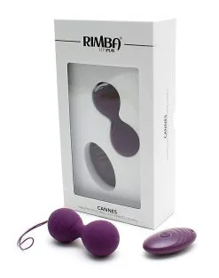 RIMBA TOYS Rimba Cannes Oplaadbare Vaginaballen Met Remote Control - Paars