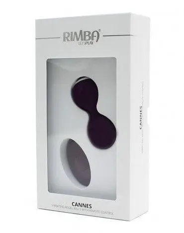 RIMBA TOYS Rimba Cannes Oplaadbare Vaginaballen Met Remote Control - Paars 4 RIMBA TOYS Rimba Cannes Oplaadbare Vaginaballen Met Remote Control - Paars - Afbeelding 4