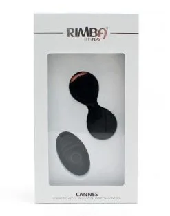 RIMBA TOYS Rimba Cannes Oplaadbare Vaginaballen Met Remote Control - Zwart -Sex Toys winkel Rimba Cannes oplaadbare vaginaballen met remote control zwart 3