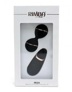RIMBA TOYS Rimba Ibiza Vibrator Set - Clitoris Vibrator En Vibrerend Eitje Met Remote Control - Zwart -Sex Toys winkel Rimba Ibiza Vibrator Set clitoris vibrator en vibrerend eitje met remote control zwart 3