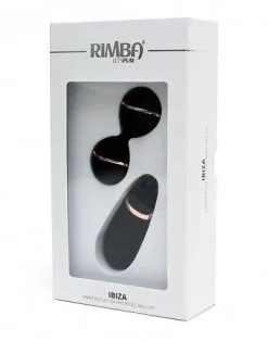 RIMBA TOYS Rimba Ibiza Vibrator Set - Clitoris Vibrator En Vibrerend Eitje Met Remote Control - Zwart -Sex Toys winkel Rimba Ibiza Vibrator Set clitoris vibrator en vibrerend eitje met remote control zwart 4