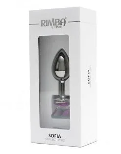 RIMBA TOYS Rimba Metalen Buttplug Met Kristal Sofia - Roze -Sex Toys winkel Rimba Metalen Buttplug met kristal Sofia roze 6