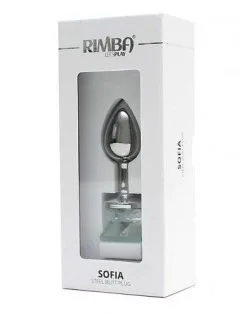 RIMBA TOYS Rimba Metalen Buttplug Met Kristal Sofia - Wit -Sex Toys winkel Rimba Metalen Buttplug met kristal Sofia wit 6
