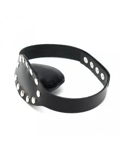 Rimba Bondage Play Rimba - Mondknevel Met Zacht Lederen Bijt Kussen - Luxe, Verstelbare Gag