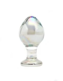 RIMBA TOYS Rimba Sensual Glass - Glazen Buttplug Zelda - Transparant