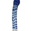 RIMBA TOYS Rimba Sensual Glass - Glazen Dildo Queeny - Transparant/Rood/Blauw/Geel