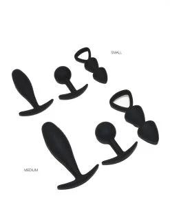 Rimba Toys - Buttplug Set Van 3 Basel - Zwart -Sex Toys winkel Rimba Toys Buttplug Set Van 3 Basel Zwart 3