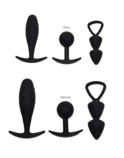 Rimba Toys - Buttplug Set Van 3 Basel - Zwart -Sex Toys winkel Rimba Toys Buttplug Set Van 3 Basel Zwart 4