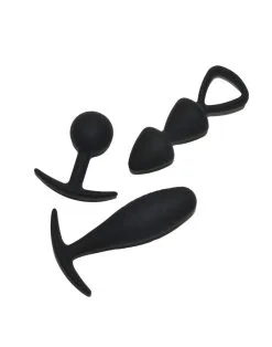 Rimba Toys - Buttplug Set Van 3 Basel - Zwart -Sex Toys winkel Rimba Toys Buttplug Set Van 3 Basel Zwart 5