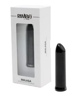 Rimba Toys - Malaga Bullet Vibrator - Krachtige Zwarte Mini Vibrator