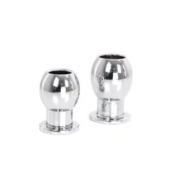 Kiotos Steel Ronde Holle Buttplug RVS 13 Kiotos Steel Ronde Holle Buttplug RVS -Sex Toys winkel Ronde Holle Buttplug RVS 7