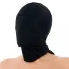 Rimba Bondage Play SM Hoofdmasker - Hood Uit Elastische Stof Compleet Gesloten Maar Adembaar