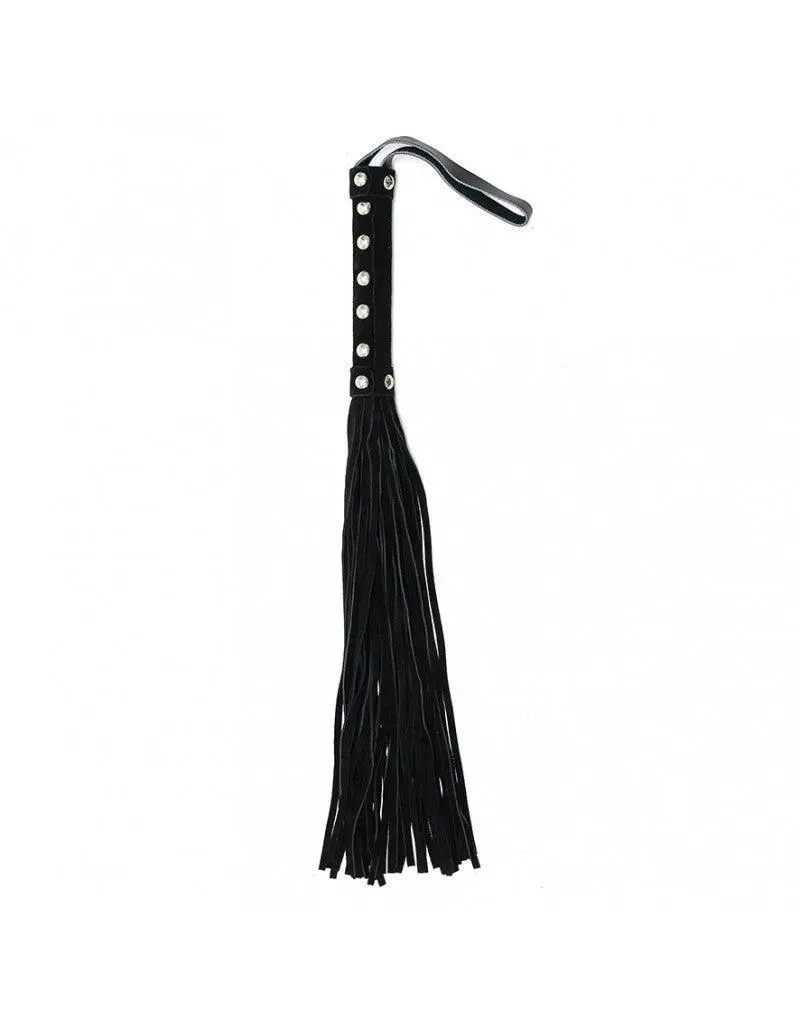 Rimba Bondage Play SM Zweepje Met 36 Strengen - Zwart 1 Rimba Bondage Play SM Zweepje Met 36 Strengen - Zwart
