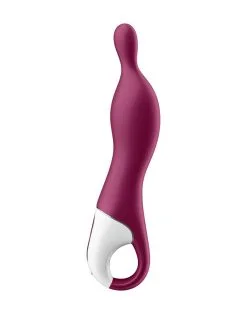 Satisfyer - A-mazing 1 A-spot Vibrator - Berry Rood 14 Satisfyer - A-mazing 1 A-spot Vibrator - Berry Rood -Sex Toys winkel Satisfyer A MAZING 1 A spot Vibrator berry rood 6