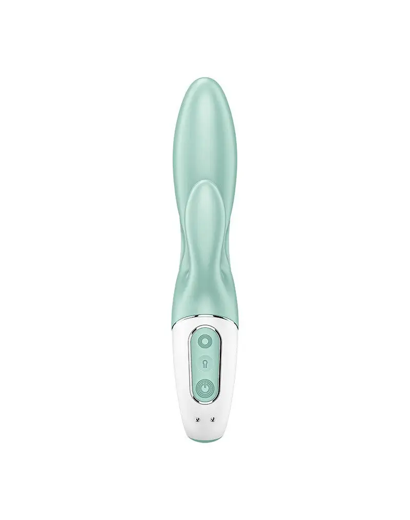 Satisfyer - Air Pump Bunny 5+ - Opblaasbare Rabbit Vibrator (met App Control) - Mint 8 Satisfyer - Air Pump Bunny 5+ - Opblaasbare Rabbit Vibrator (met App Control) - Mint - Afbeelding 8
