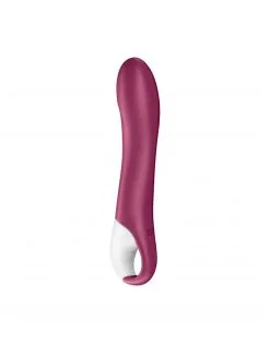 Satisfyer - Big Heat Verwarmde G-spot Vibrator Met App Control - Berry Rood -Sex Toys winkel Satisfyer Big Heat Verwarmde G spot Vibrator met APP control berry rood 3