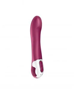 Satisfyer - Big Heat Verwarmde G-spot Vibrator Met App Control - Berry Rood -Sex Toys winkel Satisfyer Big Heat Verwarmde G spot Vibrator met APP control berry rood 4