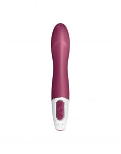 Satisfyer - Big Heat Verwarmde G-spot Vibrator Met App Control - Berry Rood -Sex Toys winkel Satisfyer Big Heat Verwarmde G spot Vibrator met APP control berry rood 5