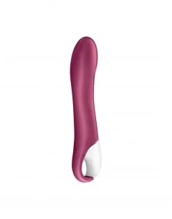 Satisfyer - Big Heat Verwarmde G-spot Vibrator Met App Control - Berry Rood -Sex Toys winkel Satisfyer Big Heat Verwarmde G spot Vibrator met APP control berry rood 6