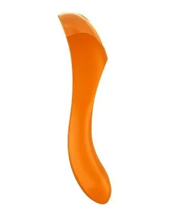 Satisfyer - Candy Cane Vinger Vibrator - Oranje -Sex Toys winkel Satisfyer Candy Cane Vinger Vibrator oranje 4
